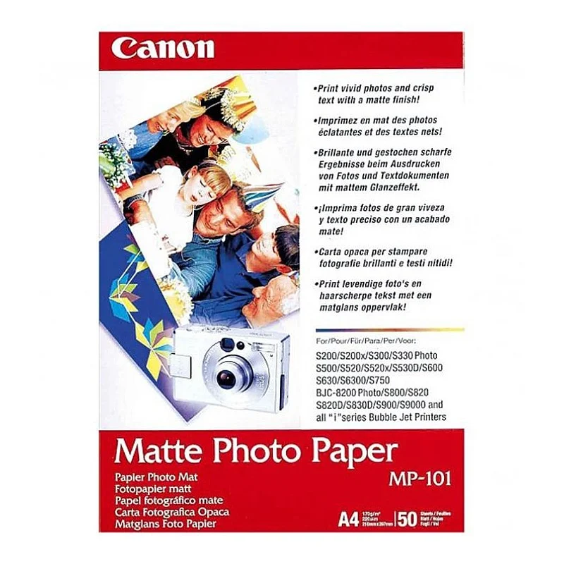 CANON MP-101 VALOKUVAPAPERI MATTA A4/50