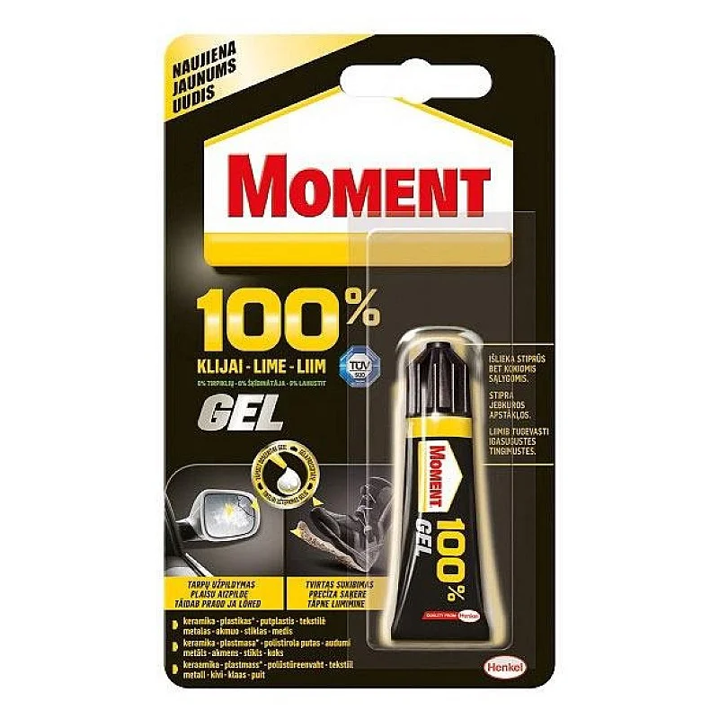 Līme universālā līme Moment 100 % Gel. 8 g Līme universālā līme Moment 100 % Gel. 8 g