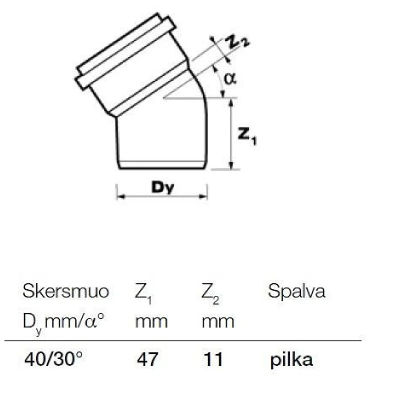 BRANCH OSTENDORF DN40-30