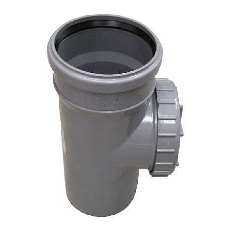 PIPE S&W ACCESS 50 PVC GREY