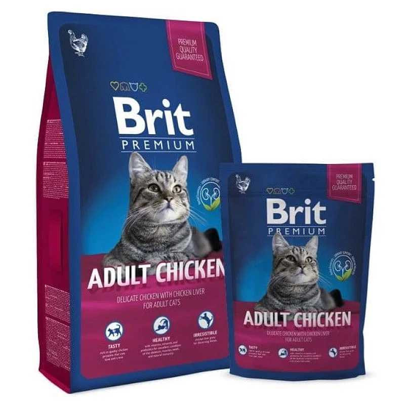 KAĶU BARĪBA BRIT PREM CAT ADULT CHICKEN