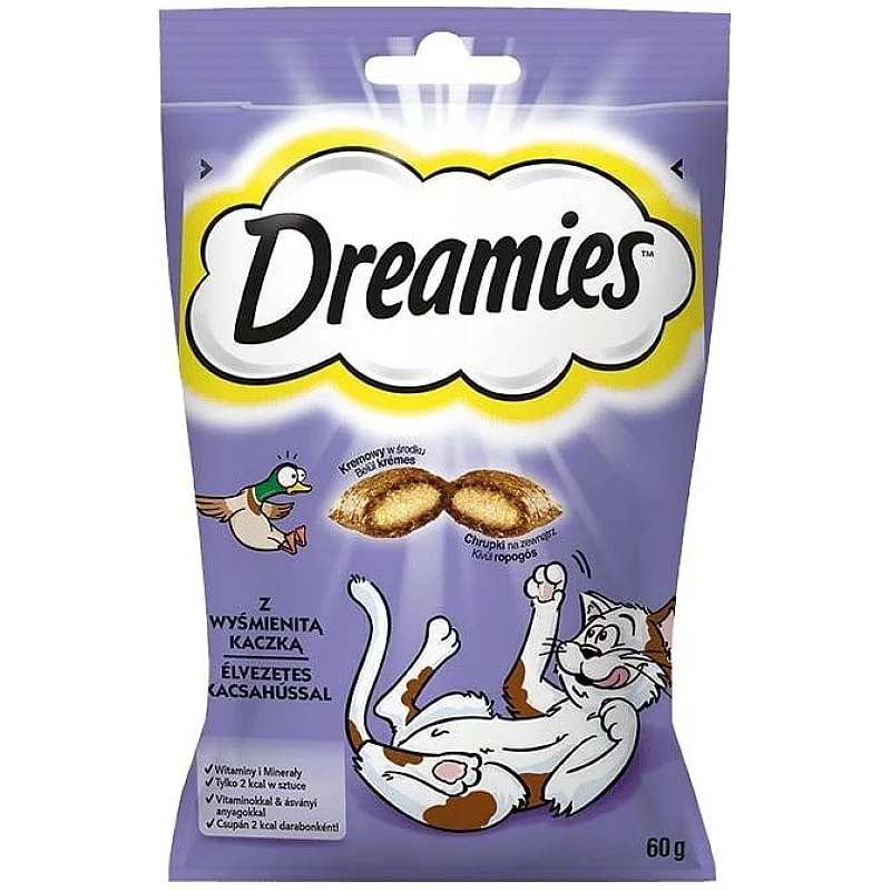Skanėstai katėms Dreamies. su antiena. 60 gr Skanėstai katėms Dreamies. su antiena. 60 gr