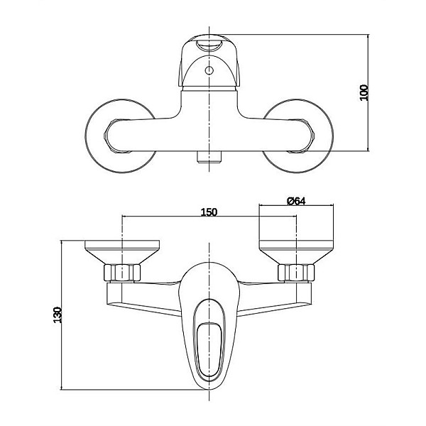 SHOWER FAUCET DF1224