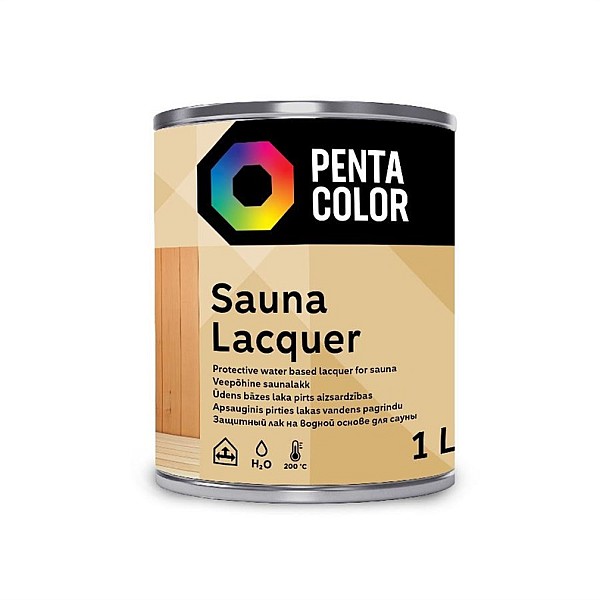 Laka pirtīm Pentacolor Sauna 1 l