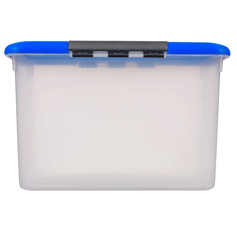 Daiktadėžė CURVER. 15 l. skaidri. mėlyna. 37.4×28×21 cm Daiktadėžė CURVER. 15 l. skaidri. mėlyna. 37.4×28×21 cm