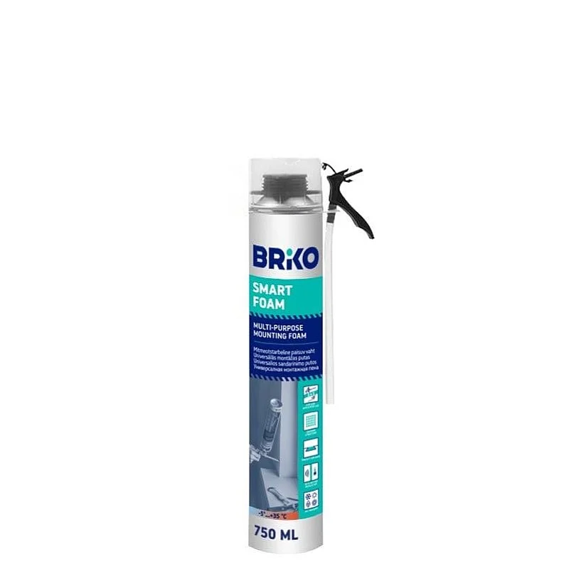 Montažinės putos Briko Smartfoam. 750 ml Montažinės putos Briko Smartfoam. 750 ml