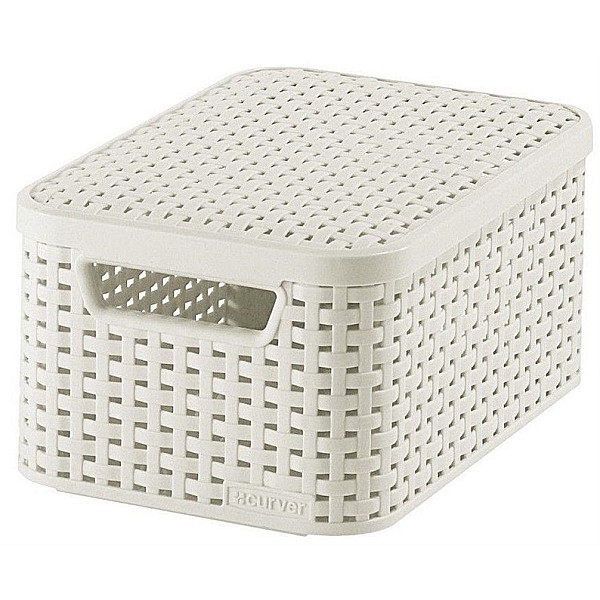 STORAGE BOX STYLE S WHITE 205840