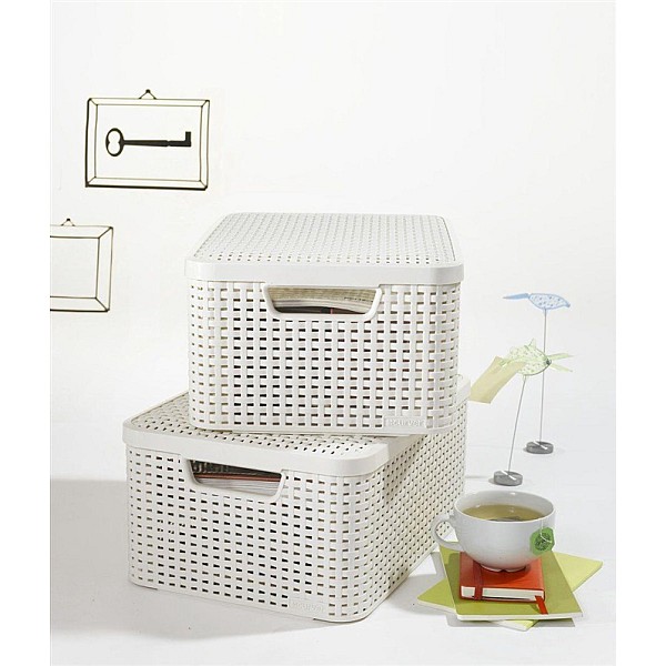 STORAGE BOX STYLE S WHITE 205840