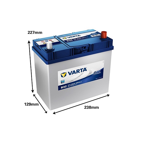 BATTERY VARTA BD 545156033 B32 45AH/330A