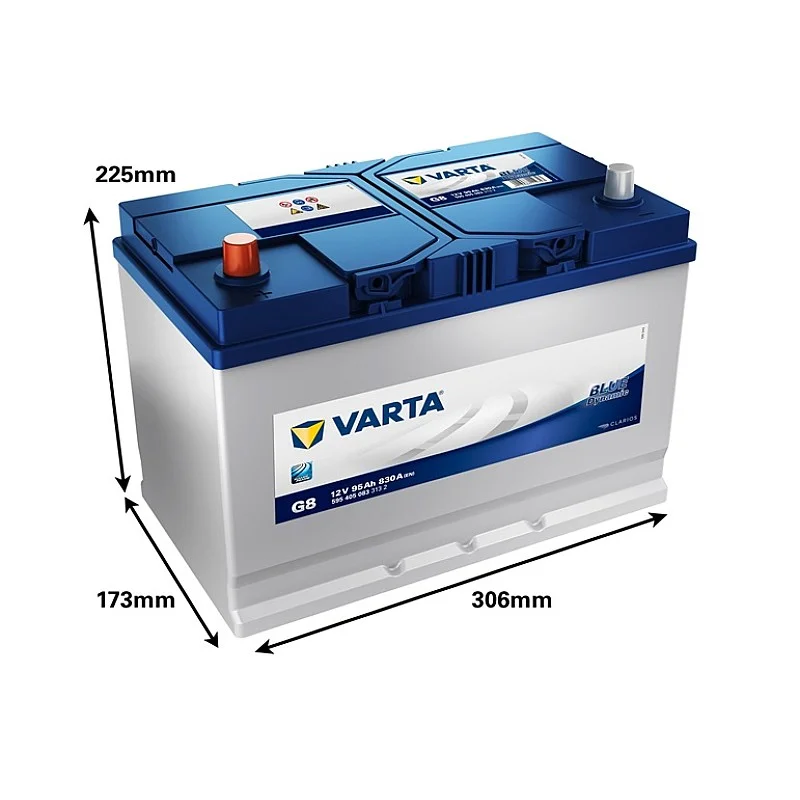 AKUMULATORS VARTA BD 595405083 G8 AKUMULATORS VARTA BD 595405083 G8
