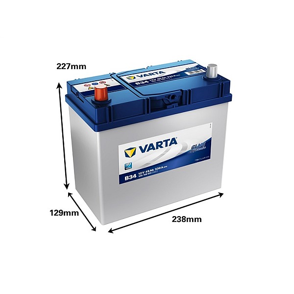 BATTERY VARTA BD 545158033 B34 45AH/330A