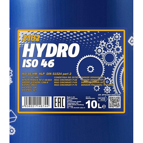 HYDRAULIC OIL MANNOL HYDRO ISO 46