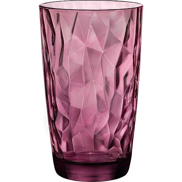 Stiklinė BORMIOLI ROCCO DIAMOND COOLER. 470 ml. violetinė