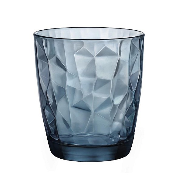 GLASS BLUE DIAMOND DOF 390ML