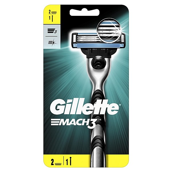 Skustuvas Gillette Mach3. 2 galv.