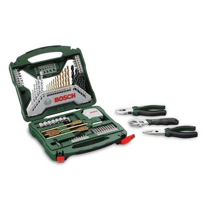 BOSCH 70- PCS X-LINE SET & PLIERS