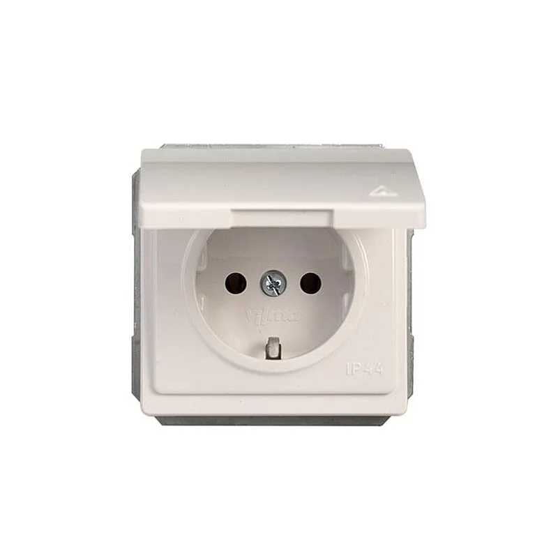 Kištukinis lizdas Vilma SL250. su įž. baltos sp. IP44 Kištukinis lizdas Vilma SL250. su įž. baltos sp. IP44