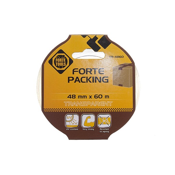 ADHESIVE PACKING TAPE FORTE TOOLS