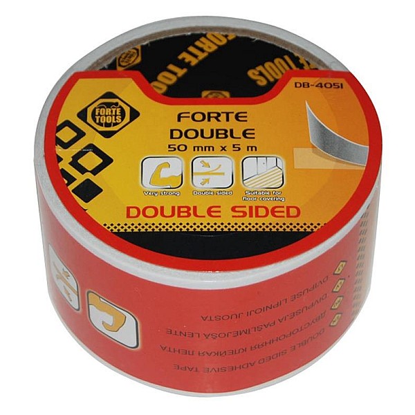 TWO-SIDED ADHESIVE TAPE 5M X 50 MM FO