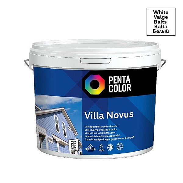 FACADE PAINT VILLA NOVUS WHITE COLOUR 5