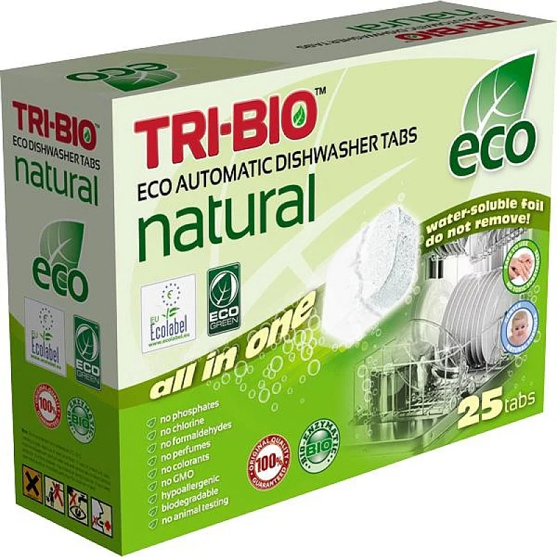 DISHWASHING TABLETS TRI-BIO 25TAB