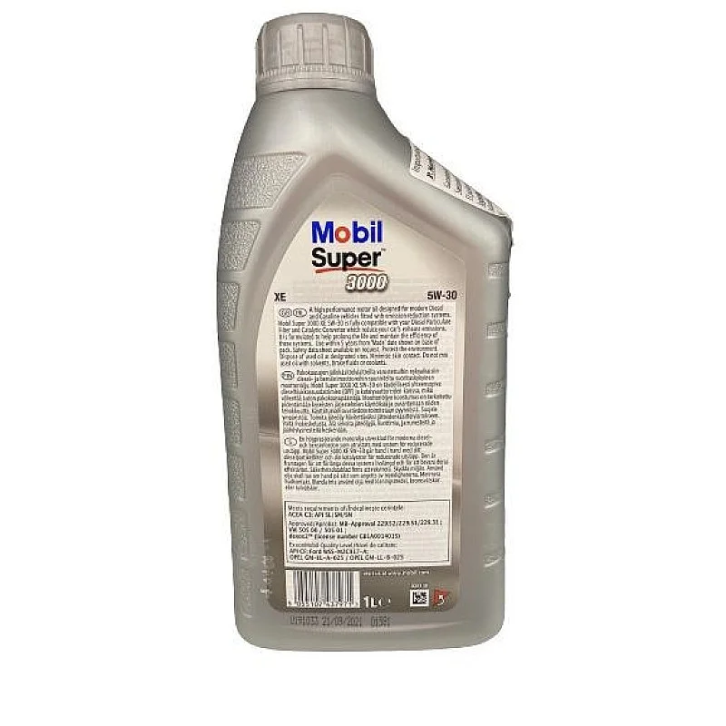 Motoreļļa Mobil Super 3000 5w-30. 1 l Motoreļļa Mobil Super 3000 5w-30. 1 l