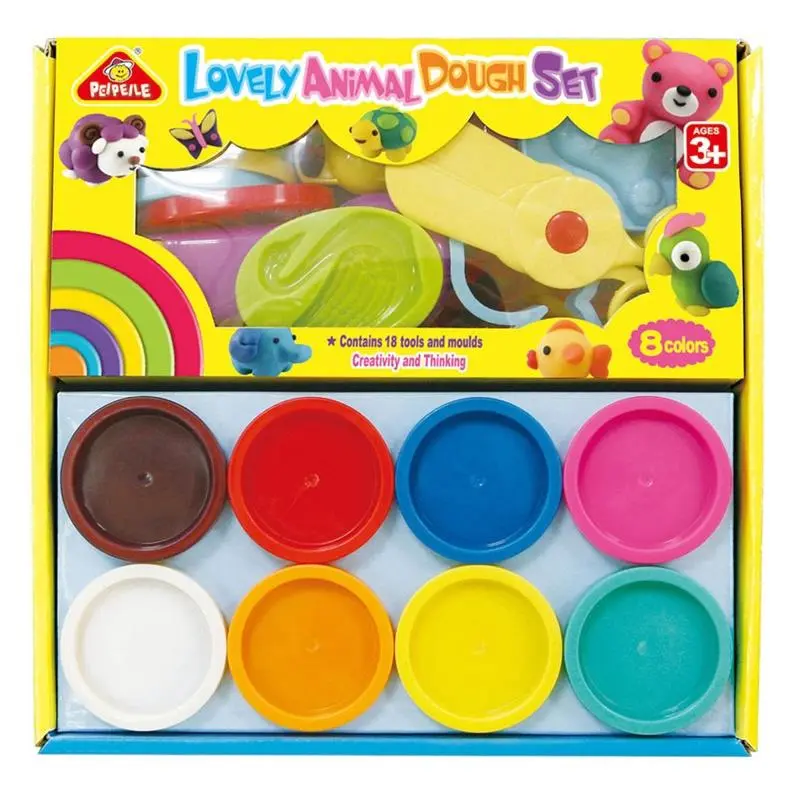 Modelino rinkinys Peipeile Lovely Animal Dough Set 6820