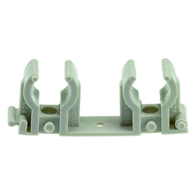 DOUBLE PLUMBING PIPES HOLDER PPR 70.161