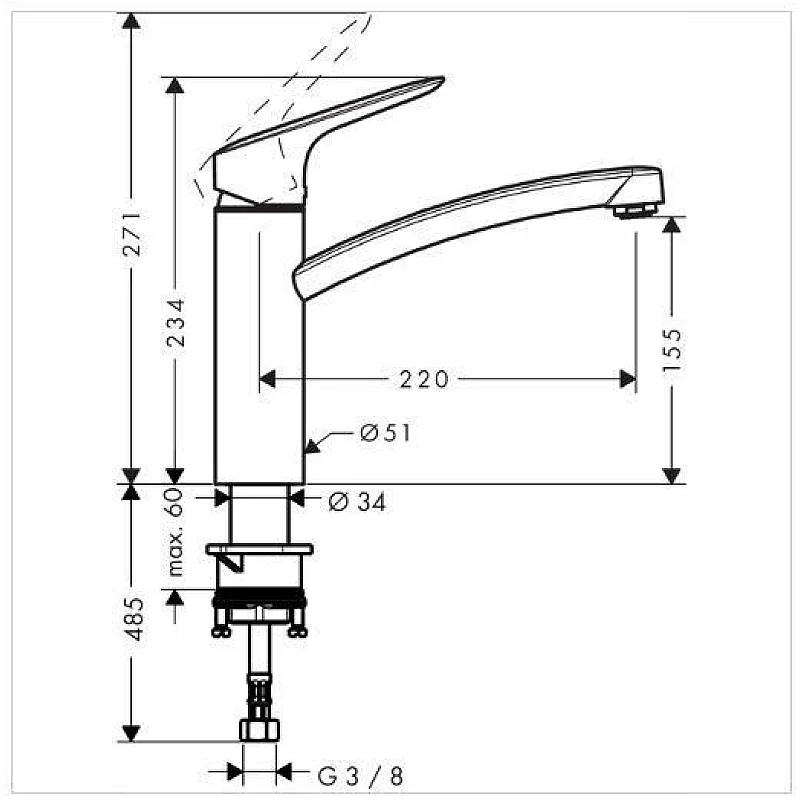 KITCHEN MIXER LOGIS 160 KITCHEN MIXER LOGIS 160