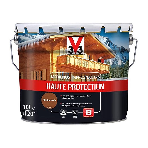 IMPREGNANTAS „HAUTE PROTECTION“ (RAUDONMEDIS; 10 L)