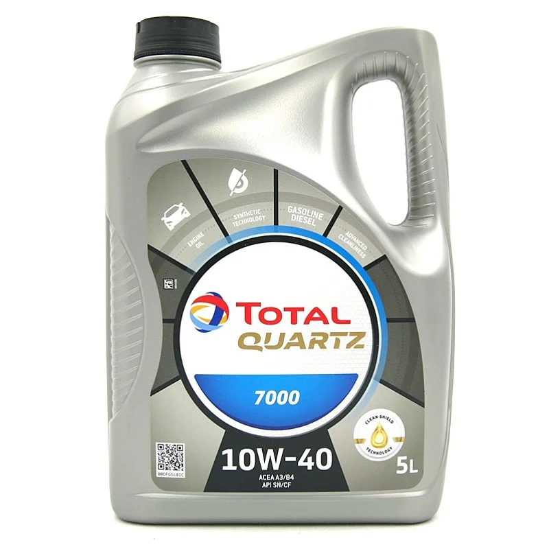 Motoreļļa Total Quartz 7000. 10w40 5 l