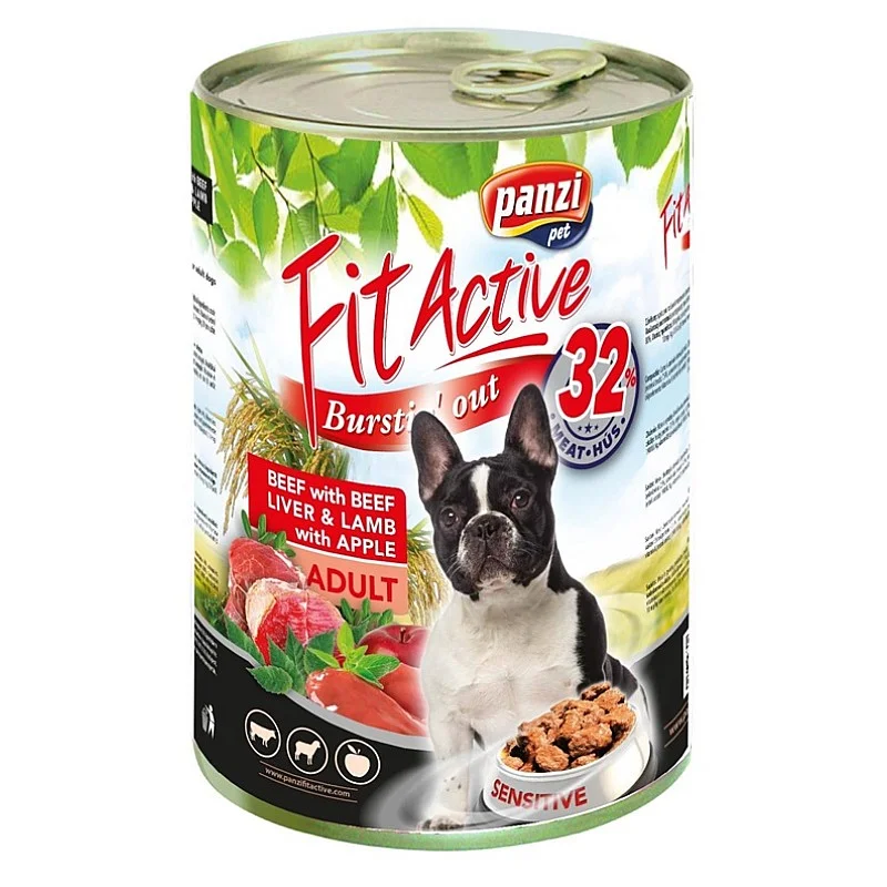 KONSERVI SUŅIEM FITACTIVE LAMB 1.24KG