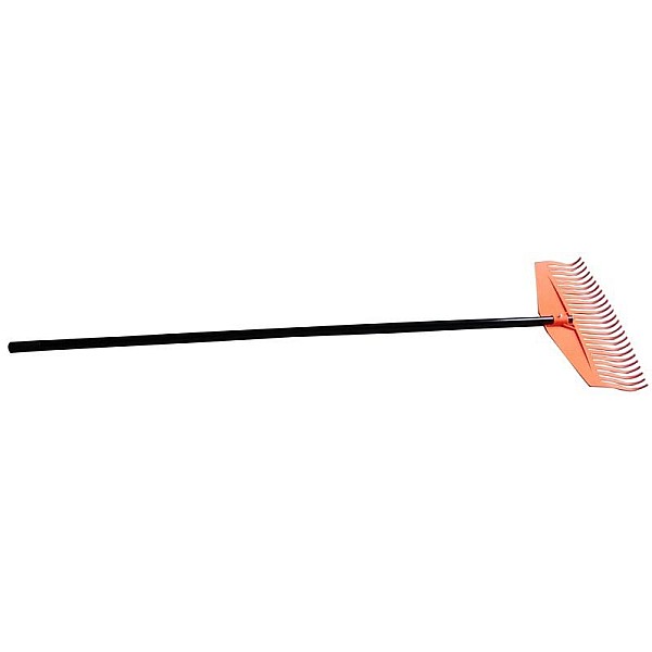 FAN RAKE WITH METAL HANDLE 51X23 CM VG1