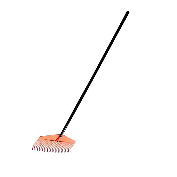 FAN RAKE WITH METAL HANDLE 51X23 CM VG1