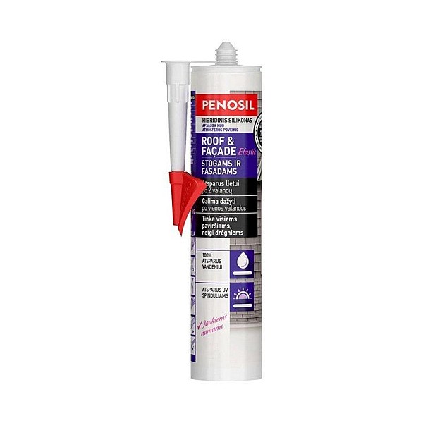 Elastingas hermetikas Penosil Roof&Facade. bespalvis. 290 ml