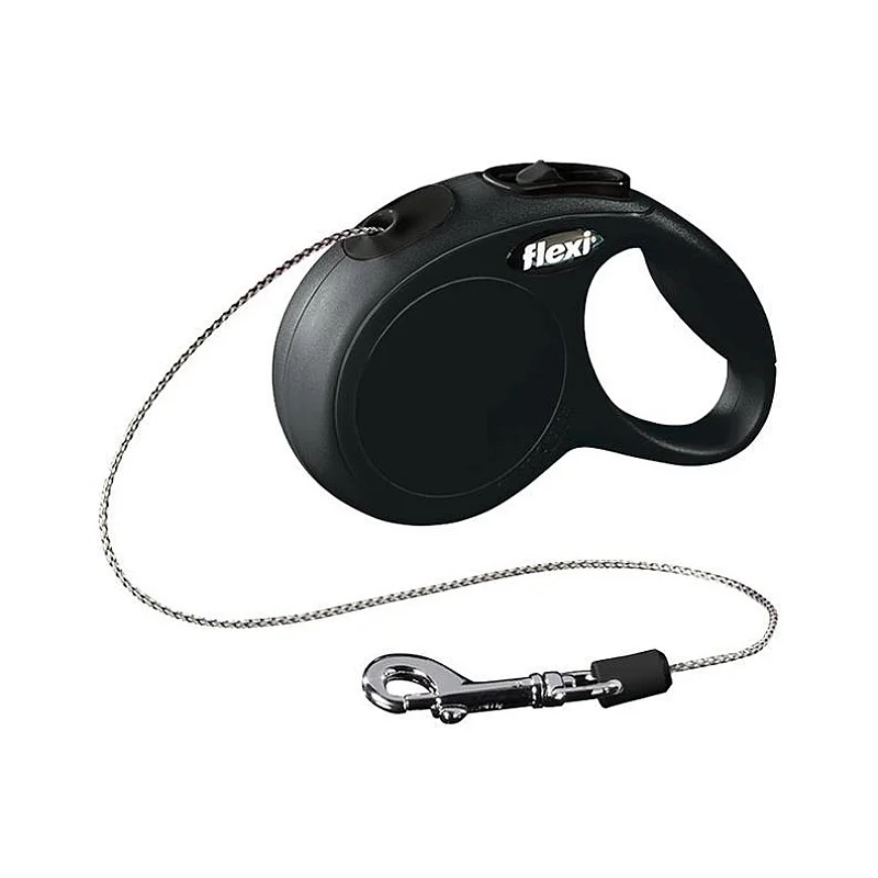 Pavadėlis FLEXI 22429. juodas. 3 m Pavadėlis FLEXI 22429. juodas. 3 m