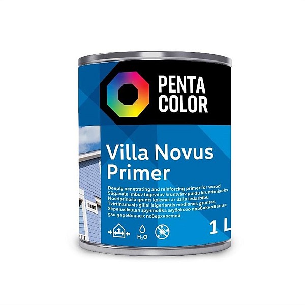 Grunts koka Pentacolor Villa Novus Primer. bezkrāsains. 1 l