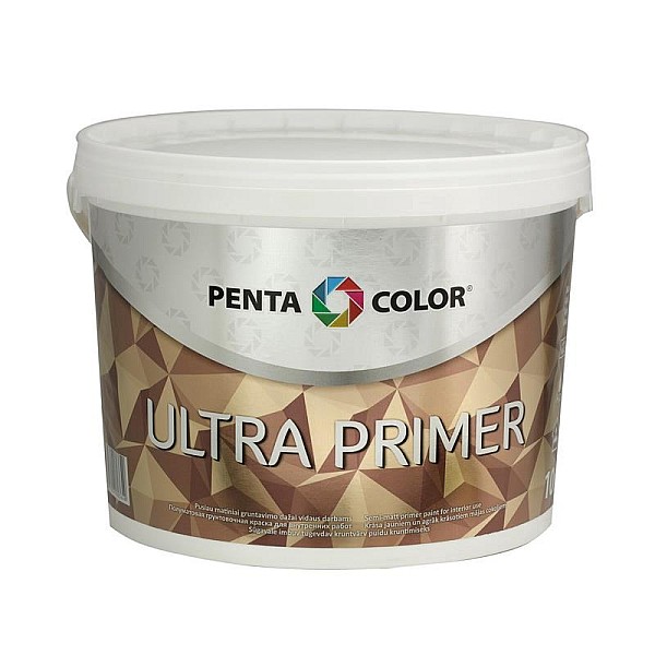 Krāsas gruntēšanai Pentacolor Ultra Primer. balta. 10 l