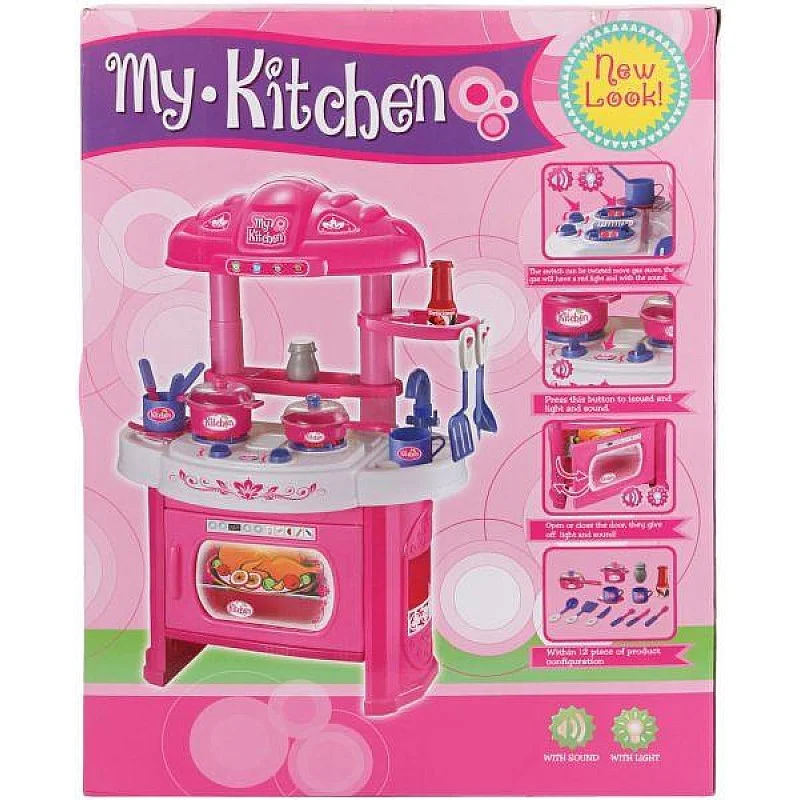 Žaislinė virtuvė su priedais 614000408 Žaislinė virtuvė su priedais 614000408