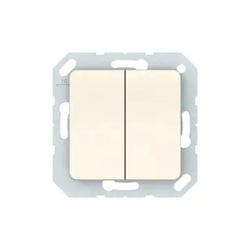 Perjungiklis VILMA SL200. 2 klav.. dramblio kaulo spalvos Perjungiklis VILMA SL200. 2 klav.. dramblio kaulo spalvos