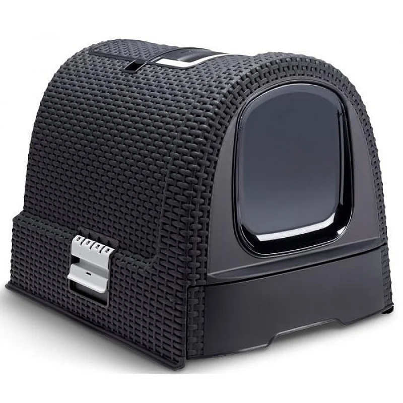 KAĶU TUALETE-NAMIŅŠ CURVER 51X38.5X40 PELĒKA