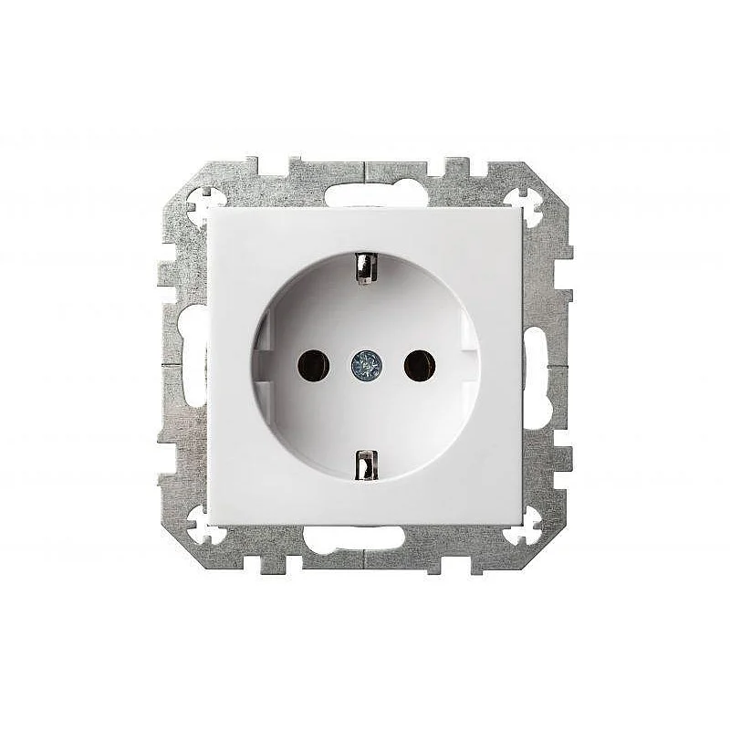 Kištukinis lizdas LIREGUS EPSILON. su įž.. baltos spalvos