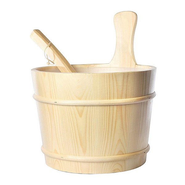 SAUNA BUCKET WITH LADLE (3 L)