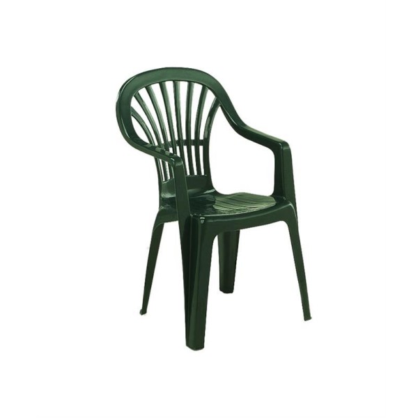 CHAIR PLASTIC SCILLA GREEN (132)