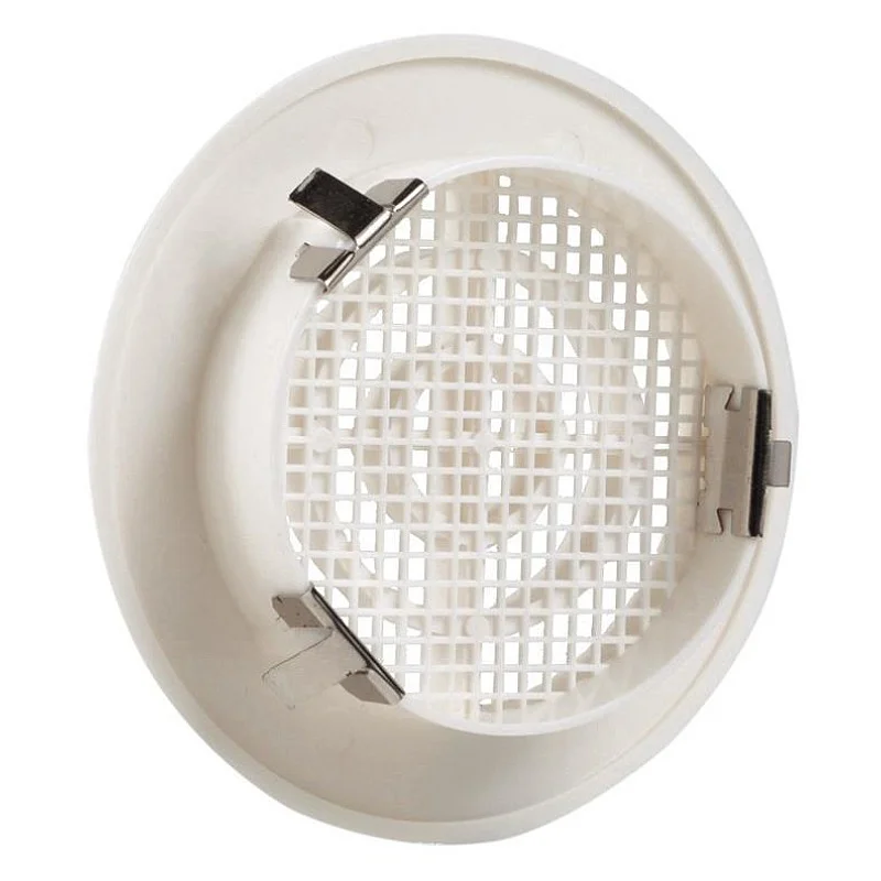 Plastikinės ventiliacijos grotelės. Ø 100 mm