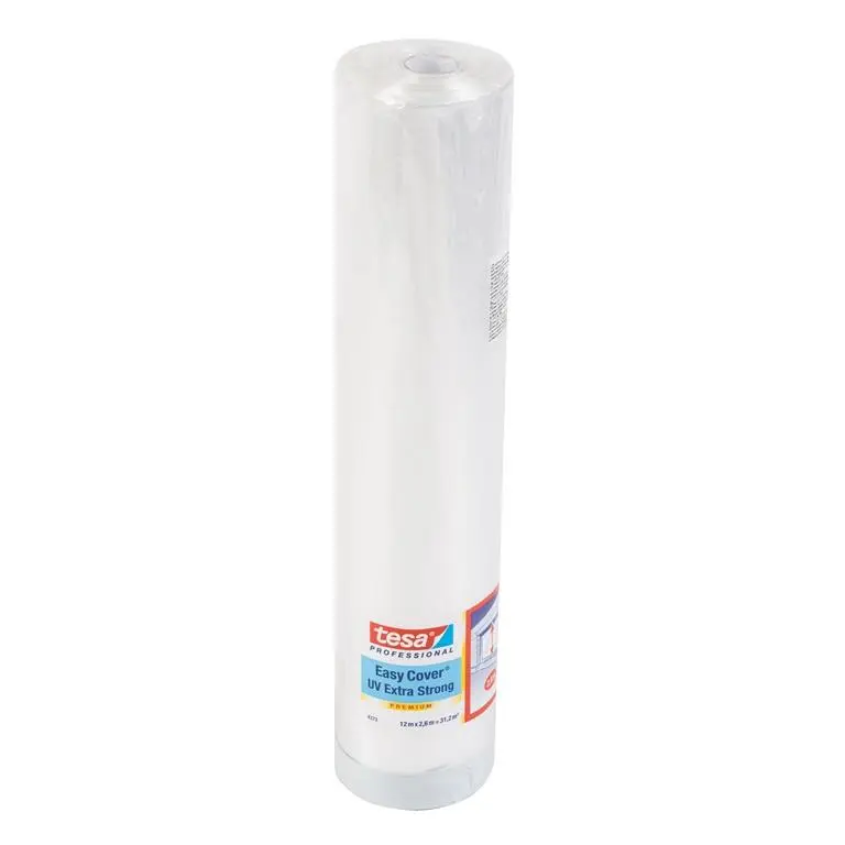 Apsauginė plėvelė su lipniąja juosta Tesa. 12 m x 2.6 m