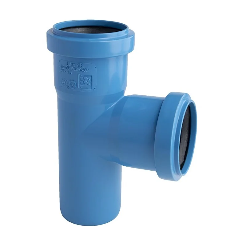 Vidaus kanalizacijos trišakis Ultra dB. Ø 50 / 50 mm. 87° Vidaus kanalizacijos trišakis Ultra dB. Ø 50 / 50 mm. 87°