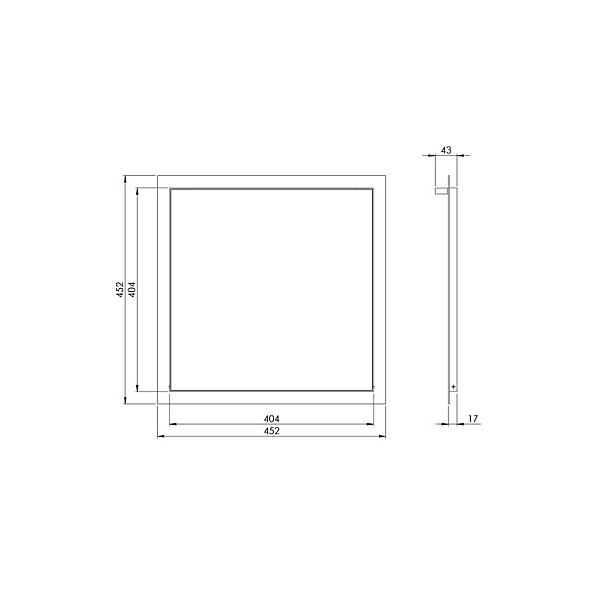 REVISION DOOR FOR DRYWALL (400X400)