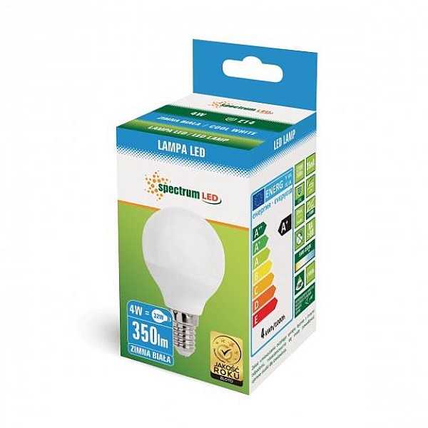 LED BULB 4W E14 CW (SPECTRUM) 13031