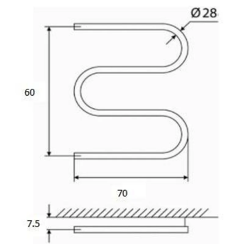 DRYER TOWELL EŽ470S BRASS